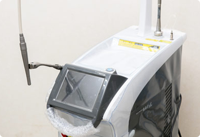 ハードレーザーを使用した治療例